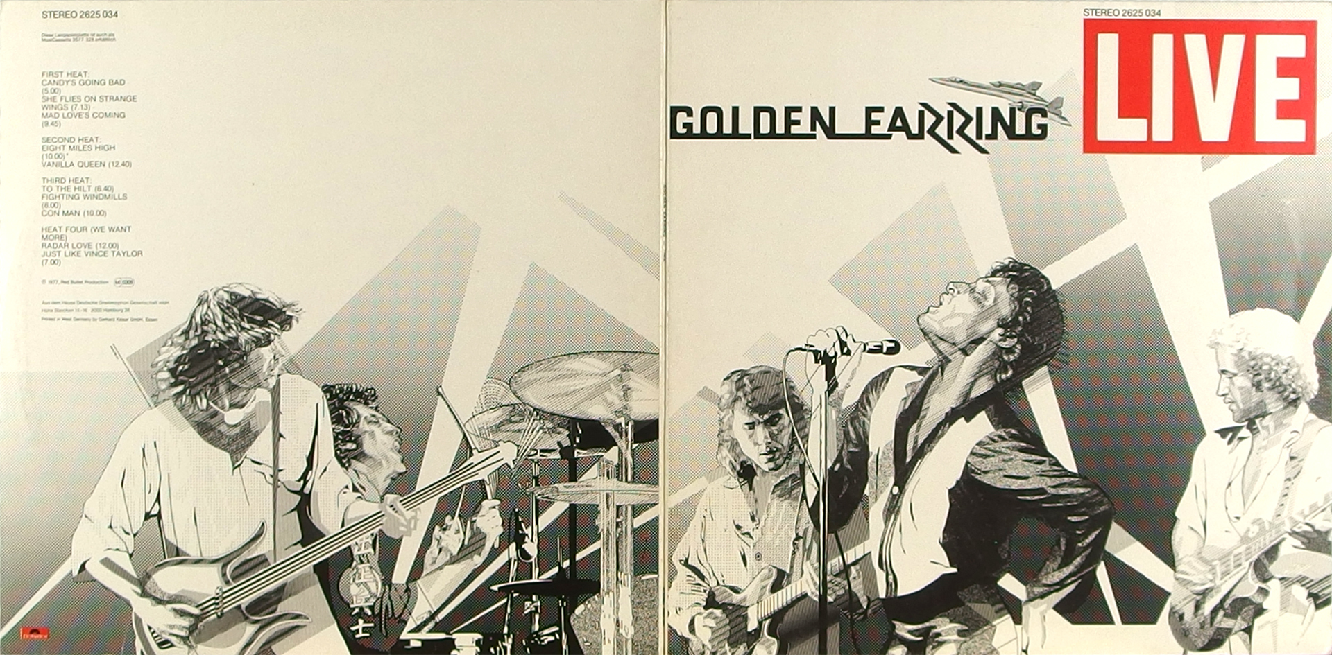 LP Cover: Golden Earring - Live - 1977