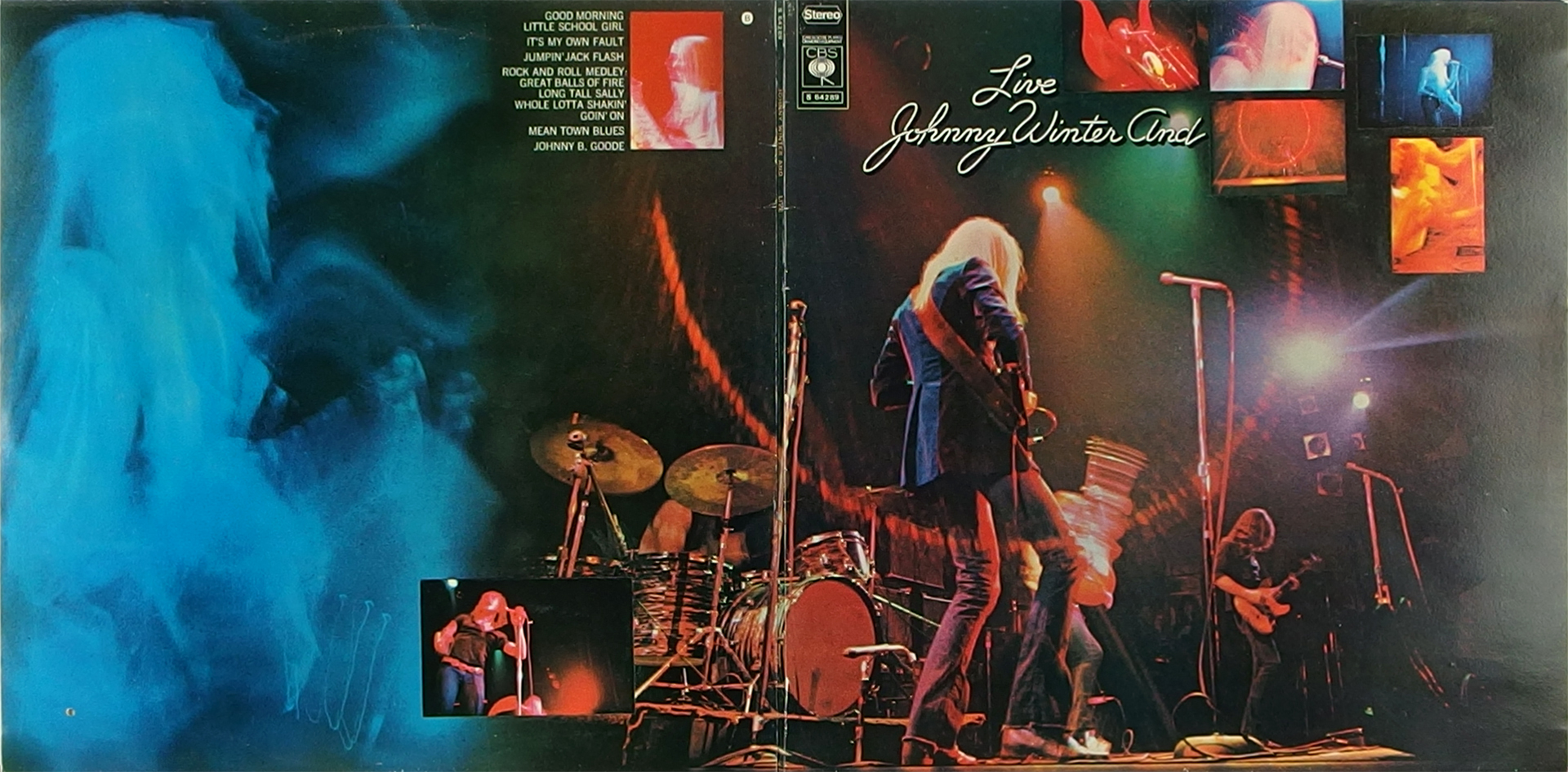 LP Cover: Johnny Winter - Live - 1971