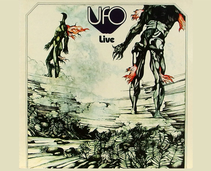 LP Cover: UFO - Live - 1972