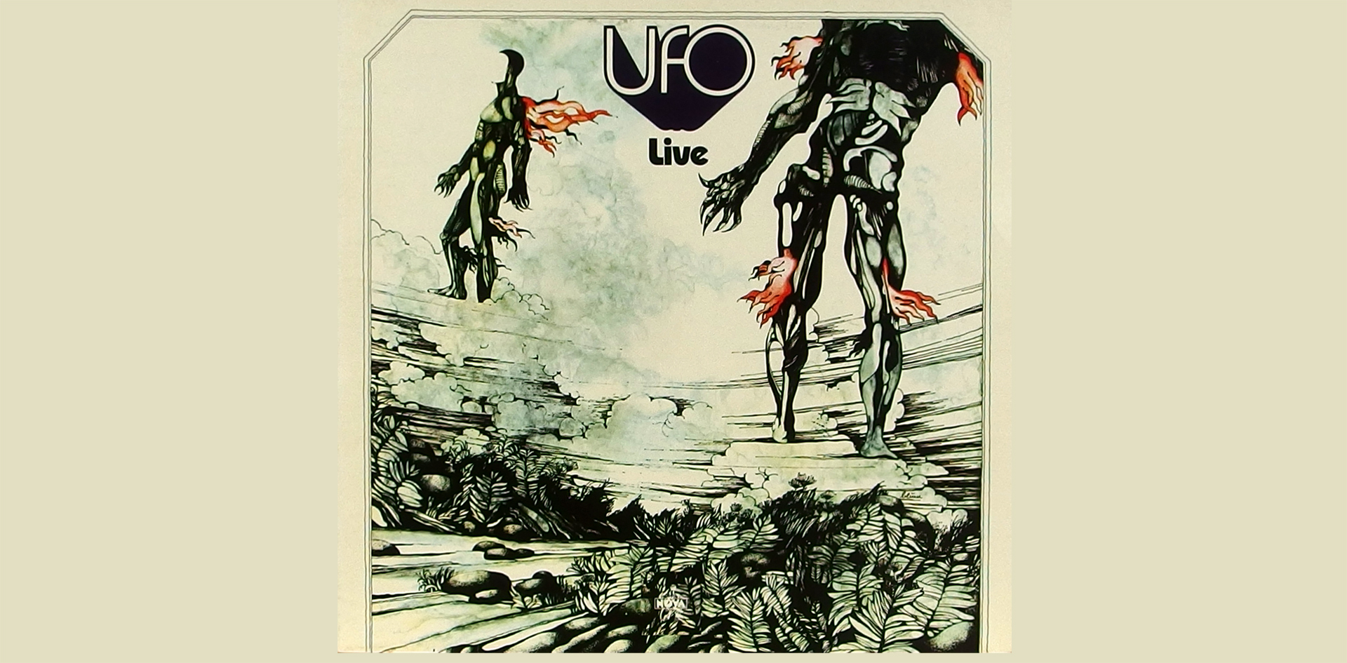 LP Cover: UFO - Live - 1972